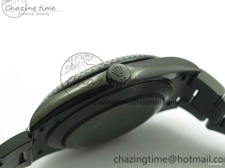 All Markers A3235 on Oyster Bracelet 41 Black Dial Black PVD Best Edition VRF Diamonds DateJust PVD 0128